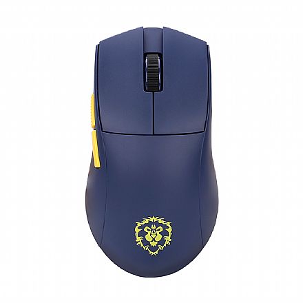 Mouse - Mouse Gamer sem Fio Redragon King Pro World Of Warcraft - 12600dpi - Sensor PMW3395 - USB, Bluetooth e 2.4GHz - YGK01