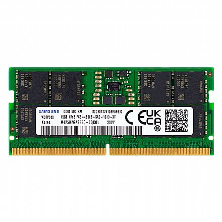 Memória para Notebook - Memória SODIMM 16GB DDR5 4800MHz - para Notebook - OEM - M425R2GA3BB0-CQKOL