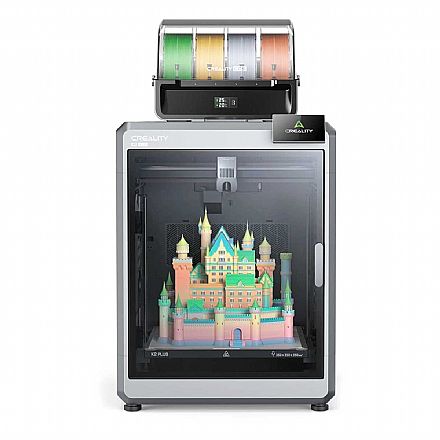 Impressora 3D Creality K2 Plus Combo - CFS - Impressão 600mm/s - Tela 4.3 Impressora 3D - Impressora 3D Creality K2 Plus Combo - CFS - Impressão 600mm/s - Tela 4.3" Touch - Construção 350 x 350 x 350mm - Bivolt