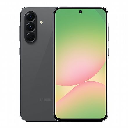 Smartphone Samsung Galaxy A56 5G - Tela 6,7 Smartphone - Smartphone Samsung Galaxy A56 5G - Tela 6,7" FHD+, 128GB, RAM 8GB, Dual Chip, 5G, Câmera 50MP + 12MP - Preto - SM-A566E/DS