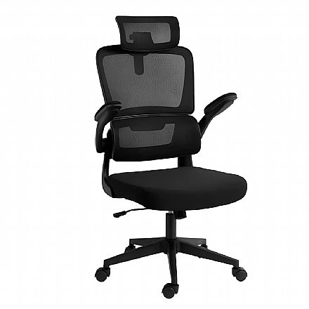 Cadeira Gamer Redragon Hela - Ergonômica - Encosto Reclinável 120° - Revestimento em Malha - Preto - C214-B Cadeiras - Cadeira Gamer Redragon Hela - Ergonômica - Encosto Reclinável 120° - Revestimento em Malha - Preto - C214-B