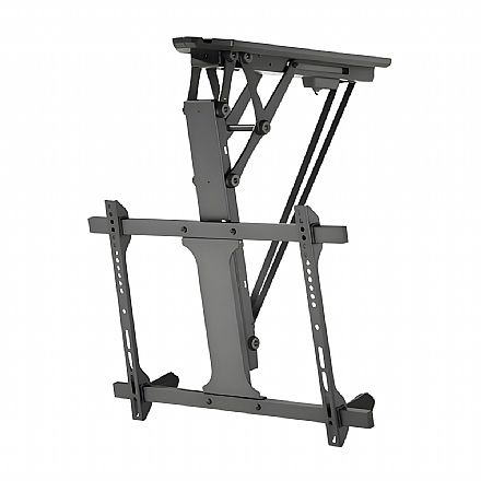 Suporte de Monitor/TV - Suporte para Monitor / TV 32" Até 70" - Motorizado de Teto - Controle Remoto e Comando por Voz - Padrão VESA - Pcyes PLMSTM01A