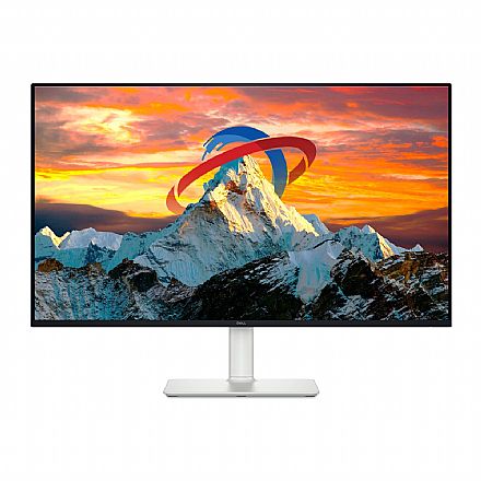 Monitor - Monitor 32" Dell S3225QS - 4K UHD 3840x2160 - 120Hz - Painel VA - Freesync Premium - Branco - Outlet - Garantia de 90 dias