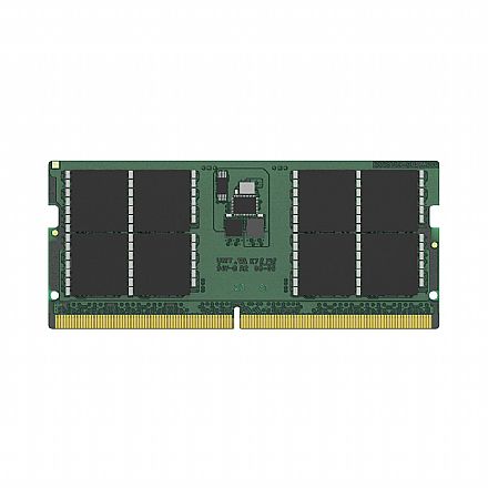 Memória para Notebook - Memória SODIMM 32GB DDR5 5600MHz Kingston - para Notebook - KVR56S46BD8-32