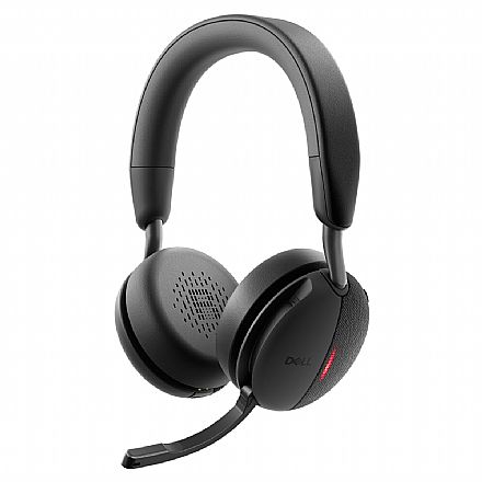 Fone de Ouvido - Headset sem Fio Dell Pro Plus - Profissional - Cancelamento de Ruído ANC - Bluetooth 5.3 - Preto - WL5024