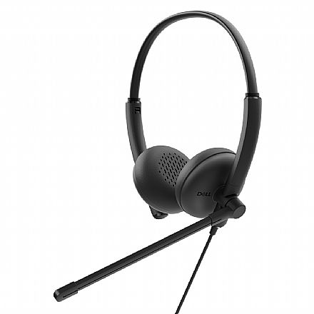 Fone de Ouvido - Headset Dell Pro Plus - Profissional - Conexão USB - Preto - WH125-DWW