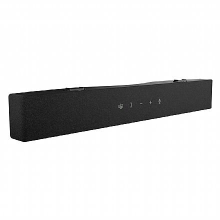 Caixa de Som - Soundbar Dell Pro Premium - 3.6W RMS - AINC Cancelamento de Ruído com IA - Conexão USB - Preto - SB725-DWW