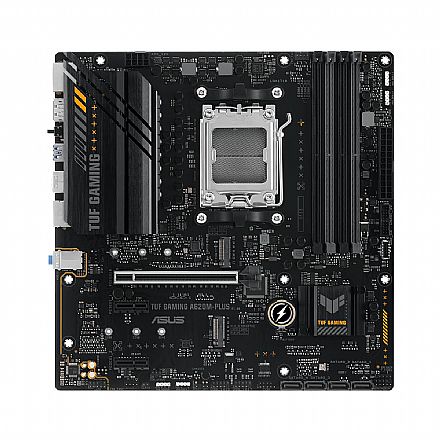 Placa Mãe para AMD - Placa Mãe Asus TUF Gaming A620M Plus (AM5 - DDR5 6400 O.C) - Chipset A620 - Slot M.2 - USB 3.2 - Micro ATX