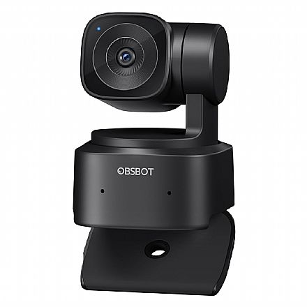 Webcam Obsbot Tiny SE - Full HD 1080p - 60FPS - com Microfone e Estabilizador - USB - Preta - OWB-2407-CE Webcam e Videoconferência - Webcam Obsbot Tiny SE - Full HD 1080p - 60FPS - com Microfone e Estabilizador - USB - Preta - OWB-2407-CE