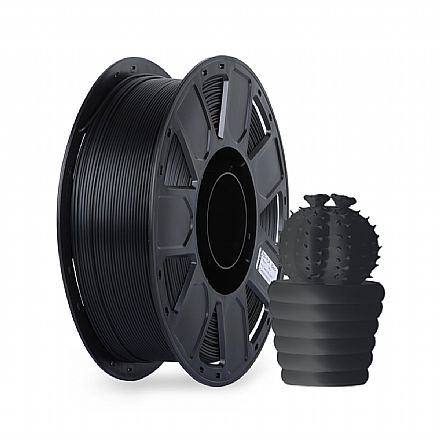 Filamento 3D - Filamento para Impressora 3D - Ender PLA Preto - 1Kg - 1,75mm - Creality 3301010122i