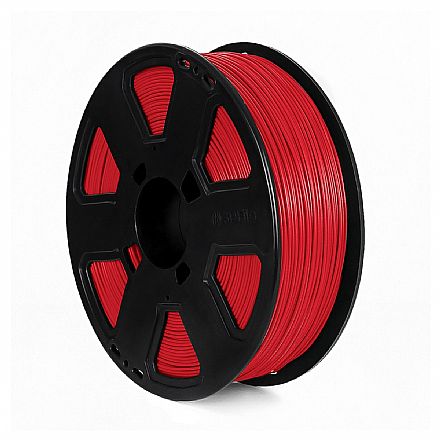 Filamento 3D - Filamento para Impressora 3D - PLA - Vermelho Carros - 1Kg - 1,75mm - 3D Fila PLA511753