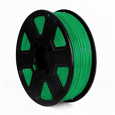 Filamento 3D - Filamento para Impressora 3D - PLA - Verde Escuro - 1Kg - 1,75mm - 3D Fila PLA451753