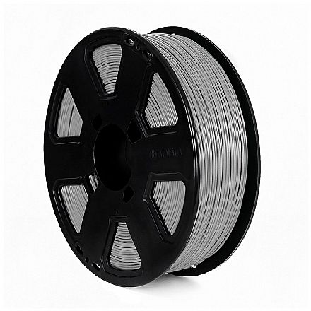 Filamento 3D - Filamento para Impressora 3D - PLA - Cinza Prime - 1Kg - 1,75mm - 3D Fila PLA531753