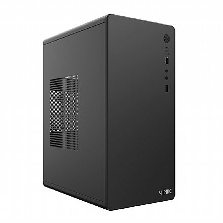Gabinete - Gabinete Vinik VK03 - Corporativo - Micro-ATX - Preto - GVK03