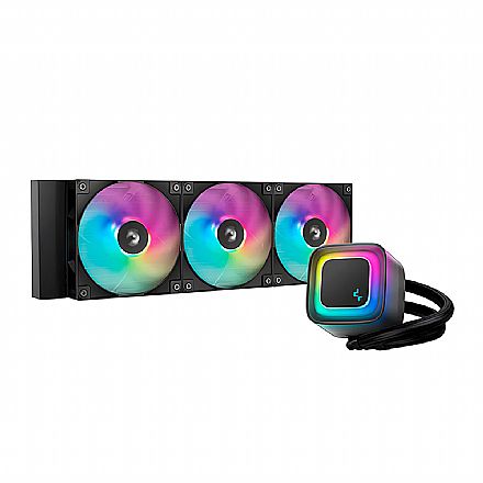 Water Cooler - Water Cooler DeepCool LE 360 V2 RGB 360mm - (AMD / INTEL) - TDP 280W - Preto - R-LE360-BKAMMC-G-2
