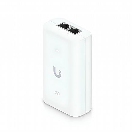 Acessórios para rede - Fonte Injetor PoE Ubiquiti UPoE++ BR - 60W - Gigabit - Energia e Dados através do cabo de Ethernet - Branco