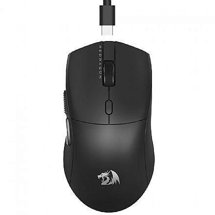 Mouse Gamer Redragon Neva - 26000dpi - Sensor PAW3395 - 8.000Hz Polling Rate - Preto - M815 Mouse - Mouse Gamer Redragon Neva - 26000dpi - Sensor PAW3395 - 8.000Hz Polling Rate - Preto - M815