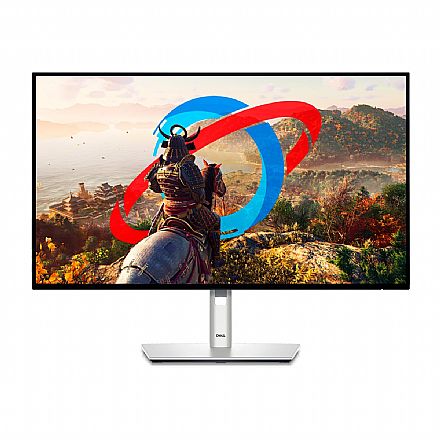 Monitor 27 Monitor - Monitor 27" Dell U2724DE UltraSharp - IPS Quad HD 2560x1440p - Regulagem de Altura e Rotação 90° Pivot - 120Hz - Hub Thunderbolt - HDMI/DisplayPort - Branco - Outlet - Garantia 90 dias