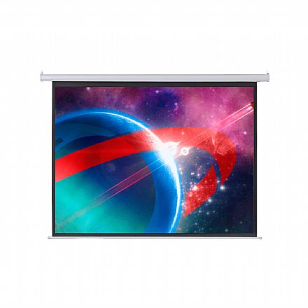 Tela de Projeção Retrátil 120 Projetor - Tela de Projeção Retrátil 120" - 244 x 183 cm - Formato 4:3 - Multilaser AC438