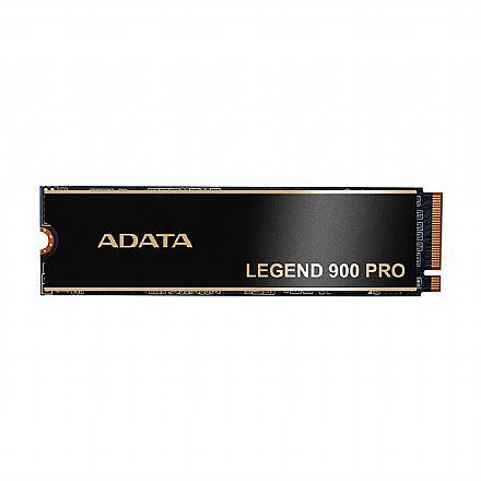 SSD M.2 4TB Adata Legend 900 - NVMe - Leitura 7.400MB/s - Gravação 6.500MB/s - SLEG-900P-4TCS SSD - SSD M.2 4TB Adata Legend 900 - NVMe - Leitura 7.400MB/s - Gravação 6.500MB/s - SLEG-900P-4TCS