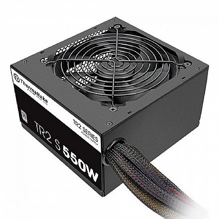 Fonte 550W Thermaltake TR2 S Series - PFC Ativo - 80 PLUS® - PS-TRS-0550NNFAWB-1 Fonte - Fonte 550W Thermaltake TR2 S Series - PFC Ativo - 80 PLUS® - PS-TRS-0550NNFAWB-1