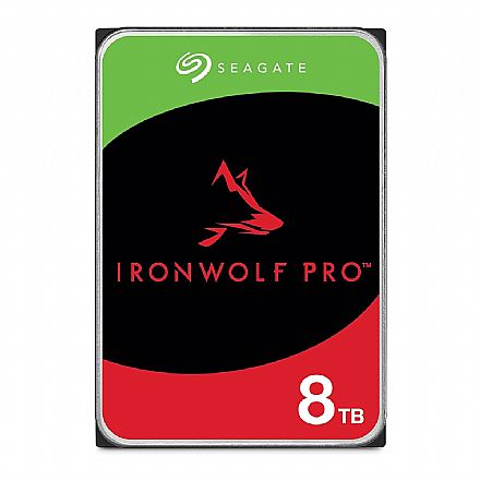 HD 8TB SATA - 7200RPM - 256MB Cache - Seagate Ironwolf Pro Enterprise - ST8000NT001 HD (Disco Rígido) - HD 8TB SATA - 7200RPM - 256MB Cache - Seagate Ironwolf Pro Enterprise - ST8000NT001