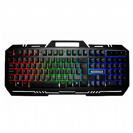 Teclado Gamer K-Mex KM-M712 Fusion - LED Multicores Teclado - Teclado Gamer K-Mex KM-M712 Fusion - LED Multicores