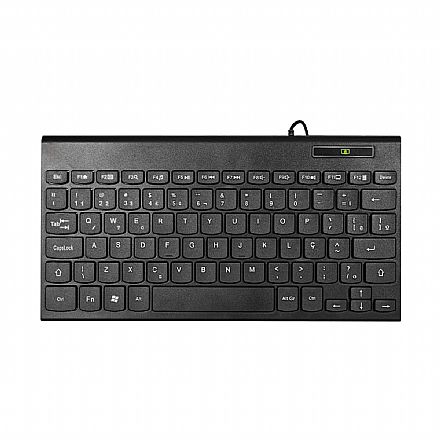 Teclado USB K-Mex KM3528 - ABNT2 - Rainbow - Preto - KM3528U0001CB0X Teclado - Teclado USB K-Mex KM3528 - ABNT2 - Rainbow - Preto - KM3528U0001CB0X