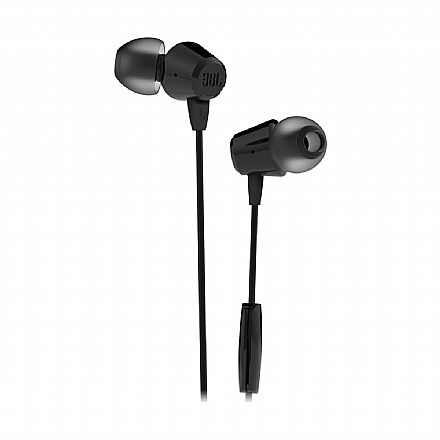 Fone de Ouvido Intra-Auricular JBL C50HI - com Microfone - Conector P3 - Preto - JBLC50HIBLKE Fone de Ouvido - Fone de Ouvido Intra-Auricular JBL C50HI - com Microfone - Conector P3 - Preto - JBLC50HIBLKE