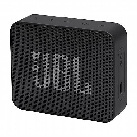 Caixa de Som Portátil JBL GO Essential 2 - Bluetooth - Resistente à Água IP67 - 3.1W RMS - Preto - JBLGOES2BLKBR Caixa de Som - Caixa de Som Portátil JBL GO Essential 2 - Bluetooth - Resistente à Água IP67 - 3.1W RMS - Preto - JBLGOES2BLKBR