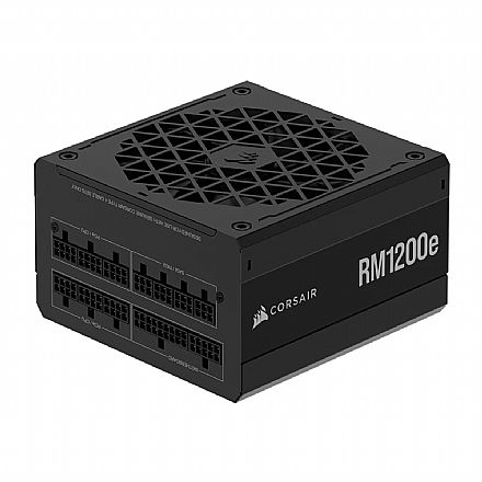 Fonte 1200W Corsair RME Series - Full Modular - Eficiência 90% - 80 PLUS® Gold - CP-9020258-BR Fonte - Fonte 1200W Corsair RME Series - Full Modular - Eficiência 90% - 80 PLUS® Gold - CP-9020258-BR
