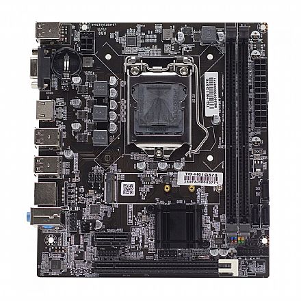 Placa Mãe 3Green H61 (LGA 1155 - DDR3 1333) - Chipset Intel H61 - Micro ATX - TG-H61G578 Placa Mãe para Intel - Placa Mãe 3Green H61 (LGA 1155 - DDR3 1333) - Chipset Intel H61 - Micro ATX - TG-H61G578