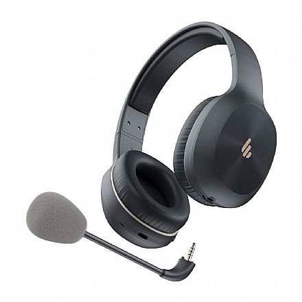 Headset sem Fio Edifier K750W - Profissional - Até 55h de Bateria - Bluetooth 5.4 - Cinza Fone de Ouvido - Headset sem Fio Edifier K750W - Profissional - Até 55h de Bateria - Bluetooth 5.4 - Cinza
