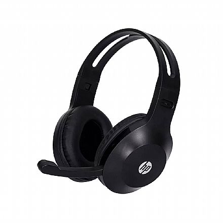 Headset HP DHH-1601 - Redução de Ruídos - Conexão P2 - Preto Fone de Ouvido - Headset HP DHH-1601 - Redução de Ruídos - Conexão P2 - Preto