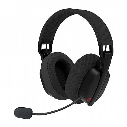 Headset Gamer Sem Fio Redragon Luce - Drivers 40mm - Bluetooth, 2.4GHz e USB - Preto - H888 Fone de Ouvido - Headset Gamer Sem Fio Redragon Luce - Drivers 40mm - Bluetooth, 2.4GHz e USB - Preto - H888