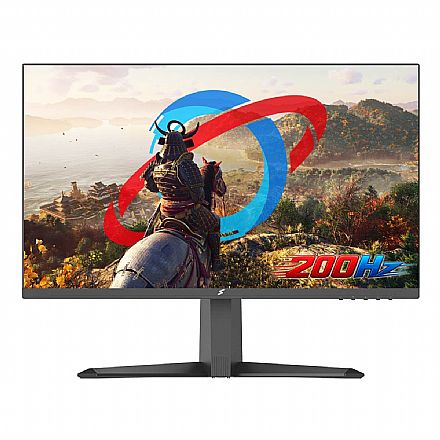 Monitor Gamer 23.6 Monitor - Monitor Gamer 23.6" SuperFrame Ultra - Full HD - Painel VA - 0.5ms - 200Hz - FreeSync - HDMI/DisplayPort - SFUTCB-24200-FHD