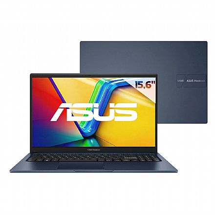 Notebook Asus Vivobook 15 X1504VA-NJ3957W - Intel i5 1334U, RAM 8GB, SSD 512GB, Tela 15.6 Notebook - Notebook Asus Vivobook 15 X1504VA-NJ3957W - Intel i5 1334U, RAM 8GB, SSD 512GB, Tela 15.6" Full HD, Windows 11 Professional - Quiet Blue