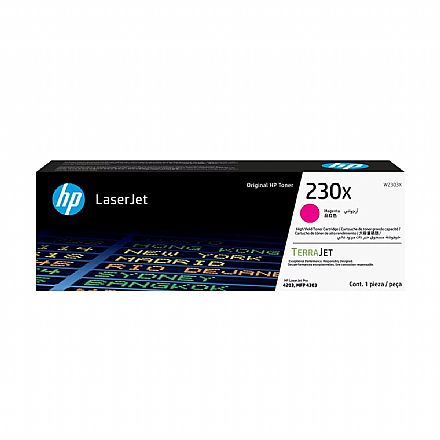 Toner compatível HP W2303X 230X Magenta - Para HP Laser 4203cdn, 4203dn, 4203dw, 4303dw, 4303fdn, 4303fdw Toner - Toner compatível HP W2303X 230X Magenta - Para HP Laser 4203cdn, 4203dn, 4203dw, 4303dw, 4303fdn, 4303fdw