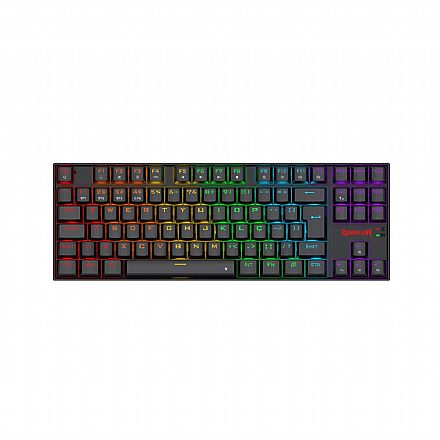 Teclado Mecânico Gamer Redragon Kumara Elite - ABNT2 - Switch Marrom - Formato TKL - Iluminação Rainbow - Bluetooth, 2.4GHz, USB-C - Preto - K552-KRS Teclado - Teclado Mecânico Gamer Redragon Kumara Elite - ABNT2 - Switch Marrom - Formato TKL - Iluminação Rainbow - Bluetooth, 2.4GHz, USB-C - Preto - K552-KRS