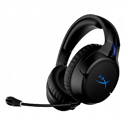 Headset Gamer sem Fio HyperX Cloud Flight - Driver 50mm - Receptor USB 2.4GHz - Bateria 30h - PS5 / PS4 / PC - Preto - 4P5H6AA Fone de Ouvido - Headset Gamer sem Fio HyperX Cloud Flight - Driver 50mm - Receptor USB 2.4GHz - Bateria 30h - PS5 / PS4 / PC - Preto - 4P5H6AA