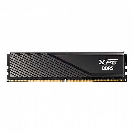 Memória 32GB DDR5 5600MHz XPG Lancer Blade - CL46 - Dissipador Preto - AX5U5600C4632G-SLABBK Memória para Desktop - Memória 32GB DDR5 5600MHz XPG Lancer Blade - CL46 - Dissipador Preto - AX5U5600C4632G-SLABBK