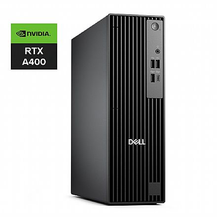 Computador Dell Pro Slim QCS1250 - Intel i5 14500 vPro, RAM 64GB, NVIDIA RTX A400, SSD 512GB + HD 4TB, Teclado, Windows 11 Professional, Office - Outlet Computador Workstation - Computador Dell Pro Slim QCS1250 - Intel i5 14500 vPro, RAM 64GB, NVIDIA RTX A400, SSD 512GB + HD 4TB, Teclado, Windows 11 Professional, Office - Outlet