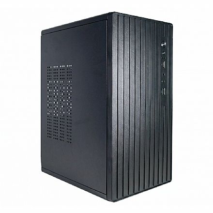 Gabinete Slim K-Mex GM-0168 - Com Fonte - Micro ATX - Preto Gabinete - Gabinete Slim K-Mex GM-0168 - Com Fonte - Micro ATX - Preto