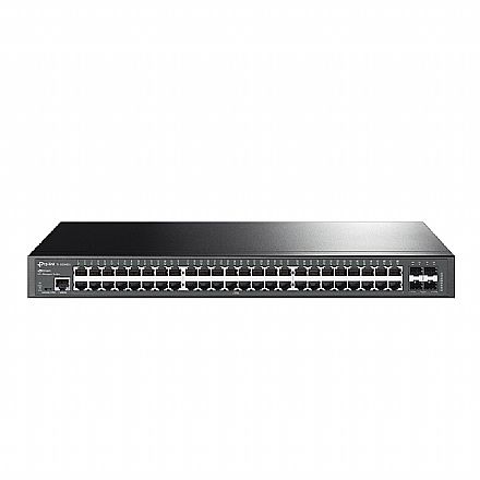 Switch 48 Portas TP-Link TL-SG3452X - Gigabit - 4 Slots SFP+ 10GE - Layer 2+ - Gerenciável - Omada SDN Rede Switch - Switch 48 Portas TP-Link TL-SG3452X - Gigabit - 4 Slots SFP+ 10GE - Layer 2+ - Gerenciável - Omada SDN
