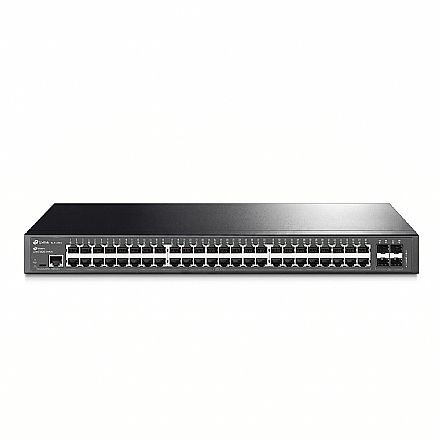 Switch 48 Portas TP-Link TL-SG3452 - Gigabit - 4 Slots SFP - Layer 2+ - Gerenciável - Omada SDN Rede Switch - Switch 48 Portas TP-Link TL-SG3452 - Gigabit - 4 Slots SFP - Layer 2+ - Gerenciável - Omada SDN