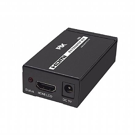 Extensor HDMI via Cabo de Rede - HDMI para RJ45 - Resolução Full HD 1080p - Alcance de até 60 metros - 075-7160 Cabo & Adaptador - Extensor HDMI via Cabo de Rede - HDMI para RJ45 - Resolução Full HD 1080p - Alcance de até 60 metros - 075-7160