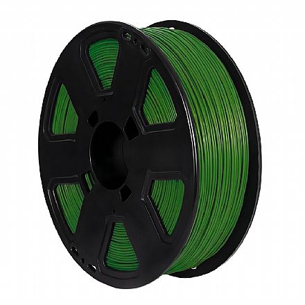 Filamento 3D - Filamento Para Impressora 3D - ABS Premium Verde Folha - 1Kg - 1,75mm - 3D Fila ABS281753