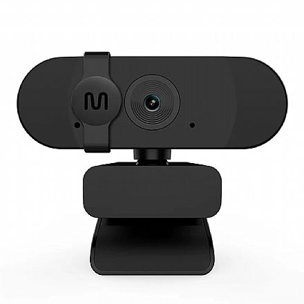 Webcam Multilaser WC056 - HD 720p - Microfone - Filtro de Privacidade Webcam e Videoconferência - Webcam Multilaser WC056 - HD 720p - Microfone - Filtro de Privacidade