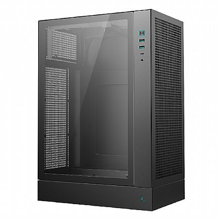Gabinete Gamer DeepCool CH170 Plus - Vidro Temperado - USB 3.0 / USB-C - Mini ITX / Micro ATX - Preto - R-CH170-BKNGM0-G Gabinete - Gabinete Gamer DeepCool CH170 Plus - Vidro Temperado - USB 3.0 / USB-C - Mini ITX / Micro ATX - Preto - R-CH170-BKNGM0-G
