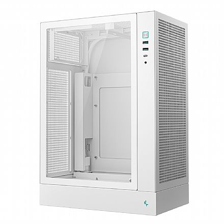 Gabinete Gamer DeepCool CH170 Plus - Vidro Temperado - USB 3.0 / USB-C - Mini ITX / Micro ATX - Branco - R-CH170-WHNGM0-G Gabinete - Gabinete Gamer DeepCool CH170 Plus - Vidro Temperado - USB 3.0 / USB-C - Mini ITX / Micro ATX - Branco - R-CH170-WHNGM0-G